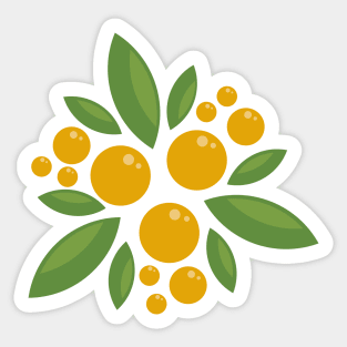 Yellow Berries Sticker